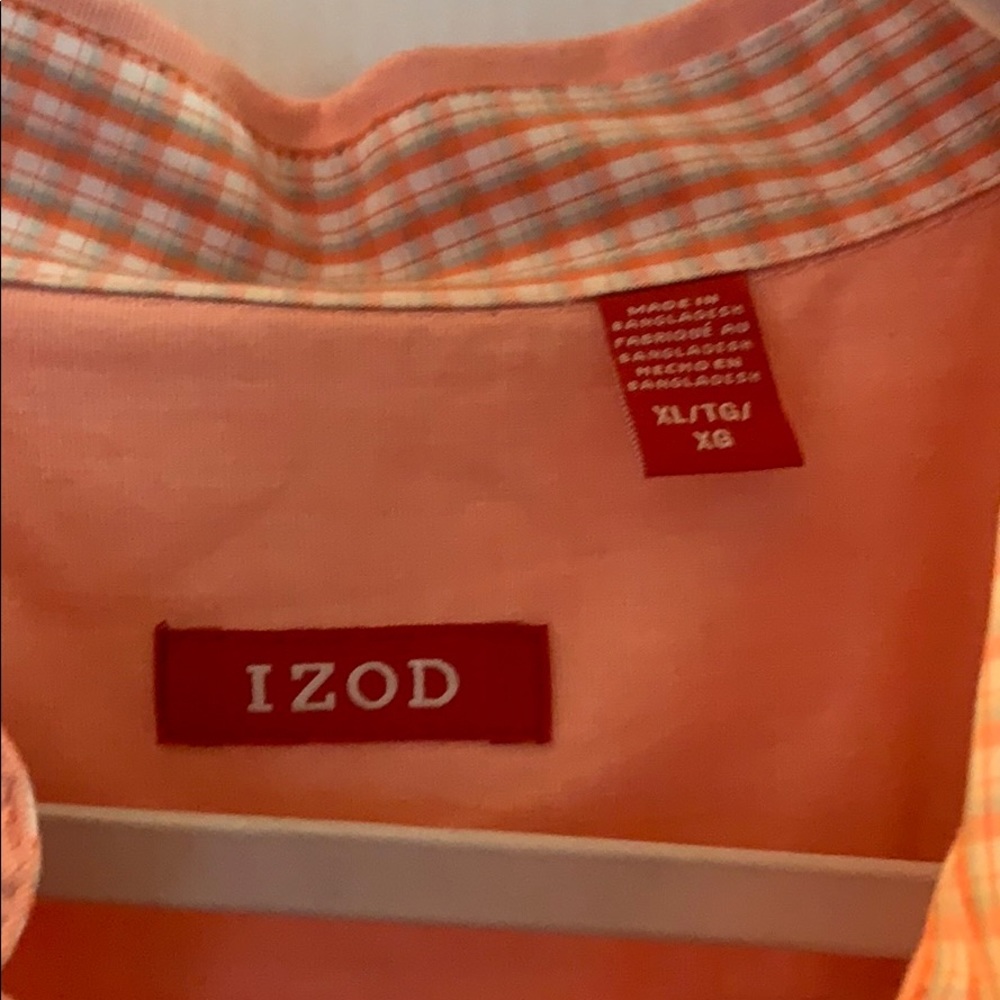 Orange button down - Picture 3 of 4
